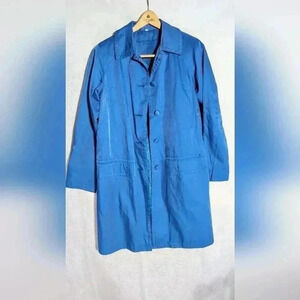 Four Seasons of London Ladies Blue raincoat sz S